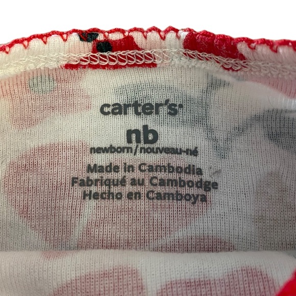 Long-Sleeve Christmas Onesie. Newborn size. - Picture 5 of 5